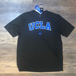 adidas Black and Blue Short Sleeve Tee